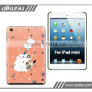 2013 color print case for ipadmini with Christmas theme