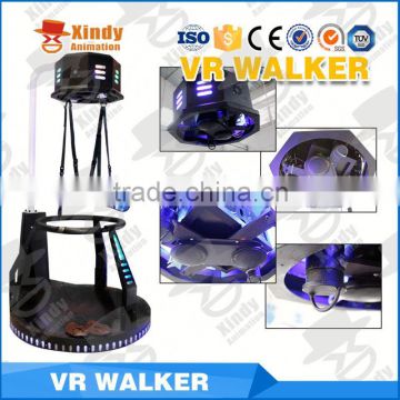 Shopping mall hot standing up 9d vr cinema 5 seat 9d vr simulator vr walker