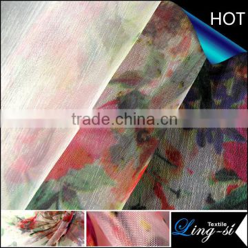 Polyester Organza Fabric Printing for Ribbon