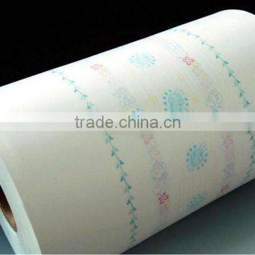 OEM color and printed PE film for baby diaper and pet diaper                        
                                                Quality Choice