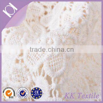 100% cotton chemical lace guangzhou african lace embroidery fabric