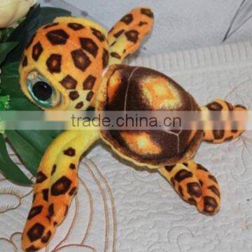 Mini stuffed turtle soft toy with big eyes