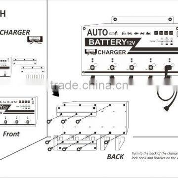 SW Five Loops Battery Charger 1.5A *1 1A*4