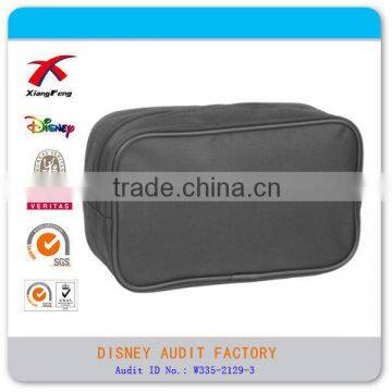 Black unisex nylon packing cubes for travel