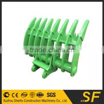 China best tilt best excavator root rakebucket