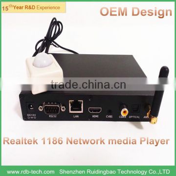 RDB Best Linux RTD 1186 network hdd media player for demonstration DS009-164