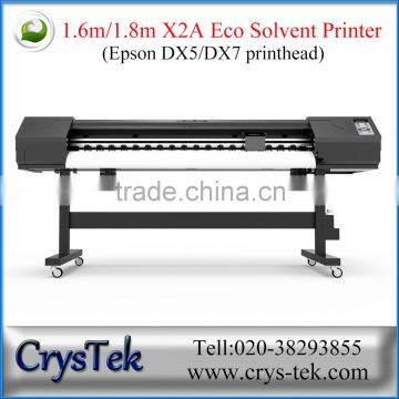 1.6m eco solvent printer machine (DX5 head DX7 head 1440dpi)