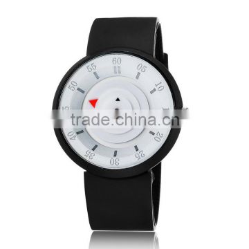 2016 Disc movement seconds silicone watch