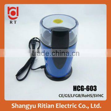 CE and Rohs Approved Home Electric Mini Raw Coffee Beans Cocoa Bean Stainless Steel Blades Coffee Grinder photo-2