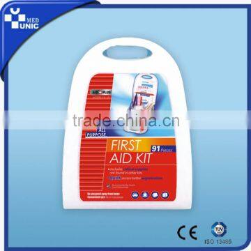 First aid kit box 91 pieces