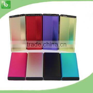 2015 Custom logo ultra thin universal 4000mah portable mobile power bank