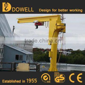 Light Weight Overload Protection wall mounted portal jib crane