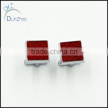 Custom fashion high quality red blank Cuff links gift