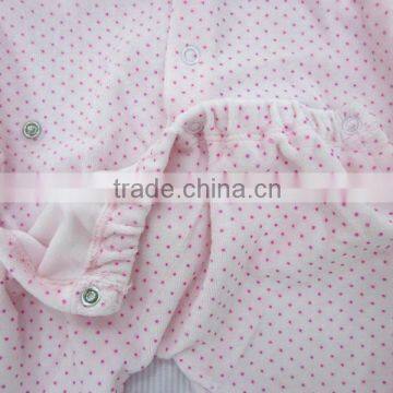 Wholesale Baby Clothing China Fashion Baby Toddler Romper With Pink Dots photo-2