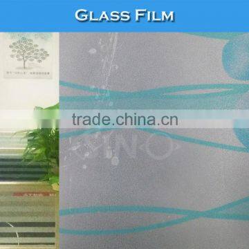 S027 Waterproof Colored Print Adhesive Window Glass Film photo-6