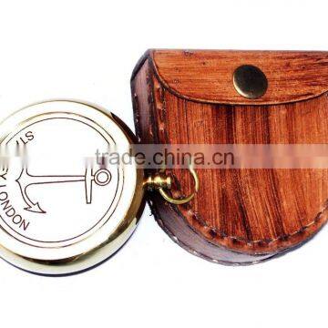 Nautical Solid Brass Maritime Gift Compass - Pocket Compass 13492