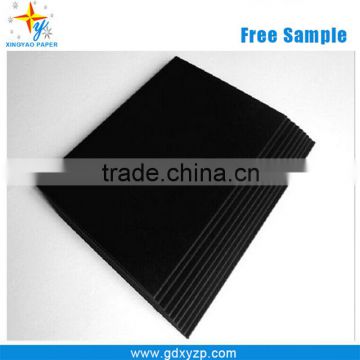 Coated Or Uncoated Duplex Board High Quality Black Paper Card Board For Wholesale