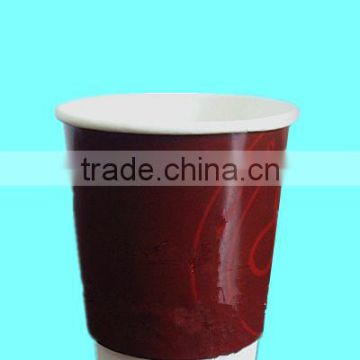 10OZ LOGO Printed Paper Cups Double Wall for Coffee/Ice cream