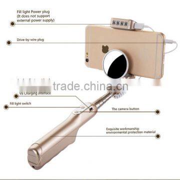 New Products 2016 Product Unreal Selfie Stick for Camera Monopod Selfie Stick With Fan