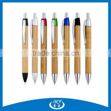 Bulk Fancy Logo Ballpoint Pen, Bamboo Promotional Pens