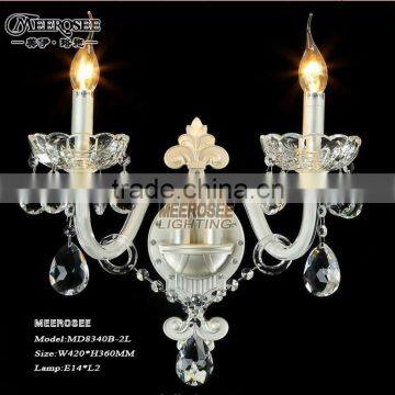 2 Lights crystal wall lamp / light / Wall Sconces free shipping MD8340-L2