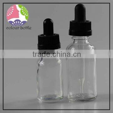 Trade Assurance 30ml Blue Boston Round Dropper Bottle Glass Dropper Bottles With Child and Tamper Proof Cap photo-5