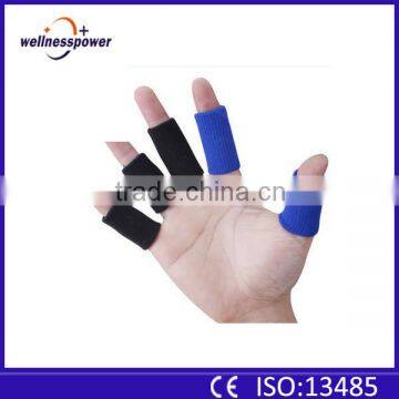 Black Sports Finger Splint Guard Bands Bandage Support Wrap Basketball Volleyball Football Fingerstall