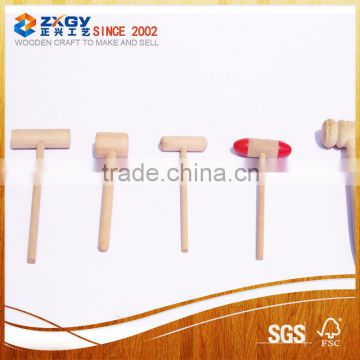 Natural wood hammer rubber wood hammer