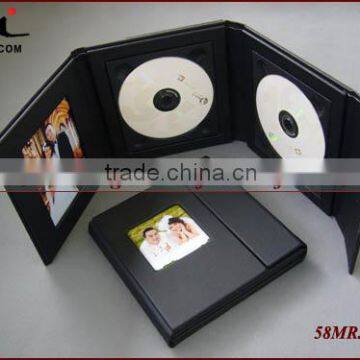 Supreme Deluxe Classic Wedding Leather CD DVD Holder