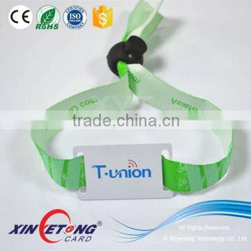 NTAG203 RFID Event Bracelets NFC Fabric Wristbands for Ticket