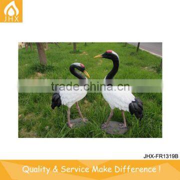 Couples Cranes Abstract Garden Sculptures