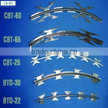 Hot sale galvanised razor barbed wire fence (manufacturer)