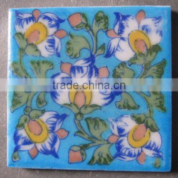 beautiful turquoise blue pottery tiles