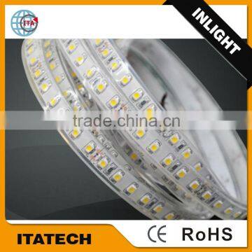 High Lumen Waterproof 9.6W/M DC24V SMD3528 IP20 120LED/M 720LM/M Flexible Led Strip light