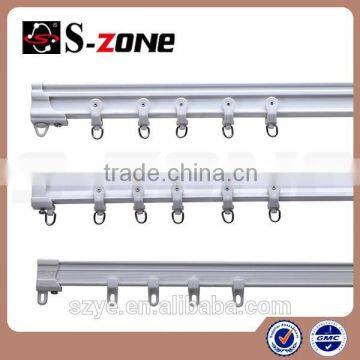 Szone SC09 flexible curved corner plastic curtain rails ceilings