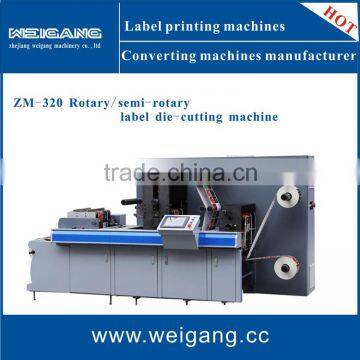Die-cutting and web guider machine
