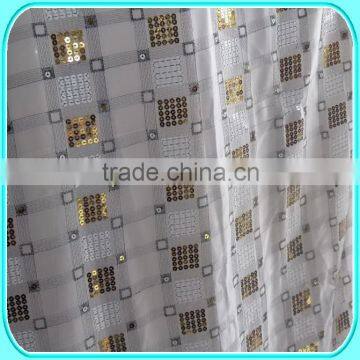 SEQUIN CORDED EMBROIDERY LACE MADE IN CHINA