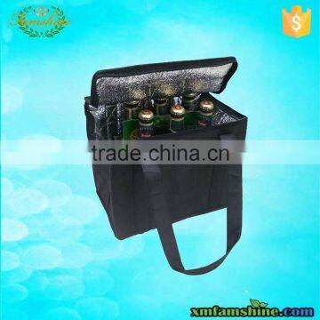 reuseable insulated beer can cooler bag