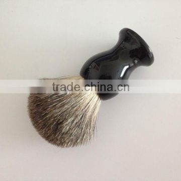 pure badger hair resin handle shave brush with bowl