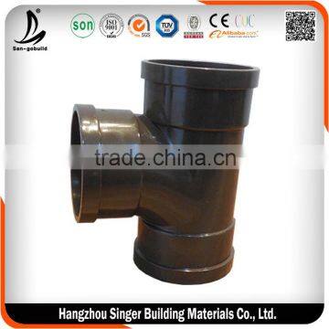 High quality plastic pipe connector, low price plastic pipe fitting