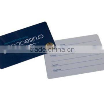 Custom plastic luggage tags with signature panel on back                        
                                                                                Supplier's Choice