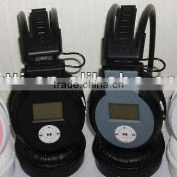 2013 new product hot selling stereo wireless headphone with memory card