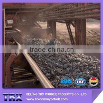 Heat Resistant Rubber Conveyor Belt compound by abrasion resistant materials