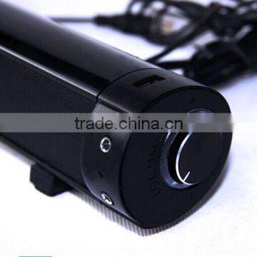 FASHION SLIM Mini PC SOUNDBAR SPEAKER WITH USB/AUX/MICRO EARPHONE photo-2