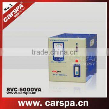 SVR series 5000VA Relay type ac voltage current regulator with Meter display CARSPA