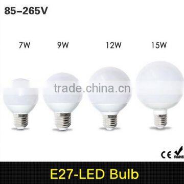 360 degree SMD 5730 E27 7W 9W 12W 15W LED Ball Bulb AC110V - 220V LED lamp Chandelier light