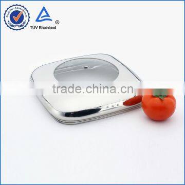 Excellent square fry pan combined lid made in china