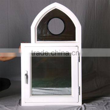 ROGENILAN 70 series aluminum arch horizontal pivoting window