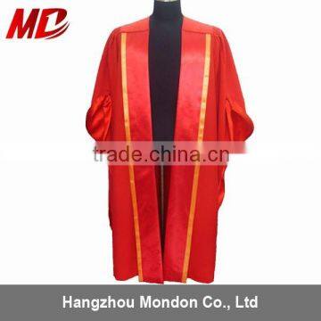 Deluxe Doctor Graduation Gown with customer Color