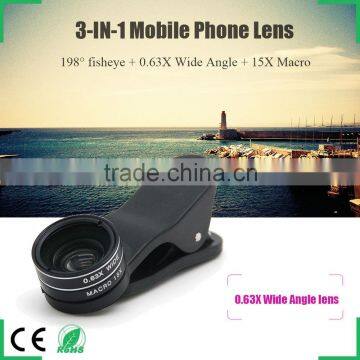 2016 Newest Products Innovative Gadgets Fisheye Lens Wide Angle Lens Macro Camera Lens for IPhone 6s Samsung Galaxy s6 Huawei P8 photo-3